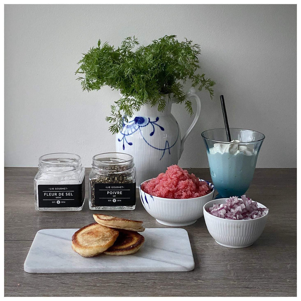 BLINIS MED STENBIDERROGN