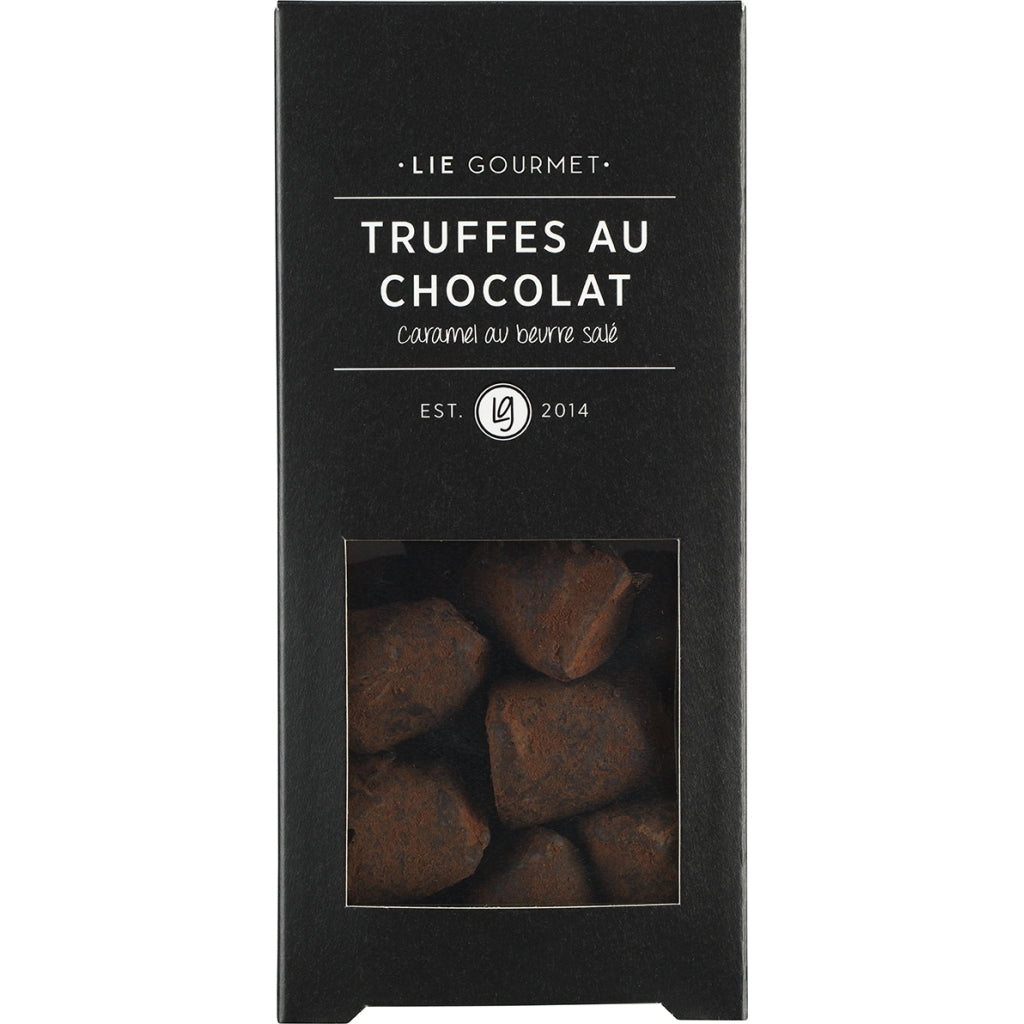 LIE GOURMET Chokoladetrøfler med saltkaramel knas (110 g) Chocolate truffle Chocolate