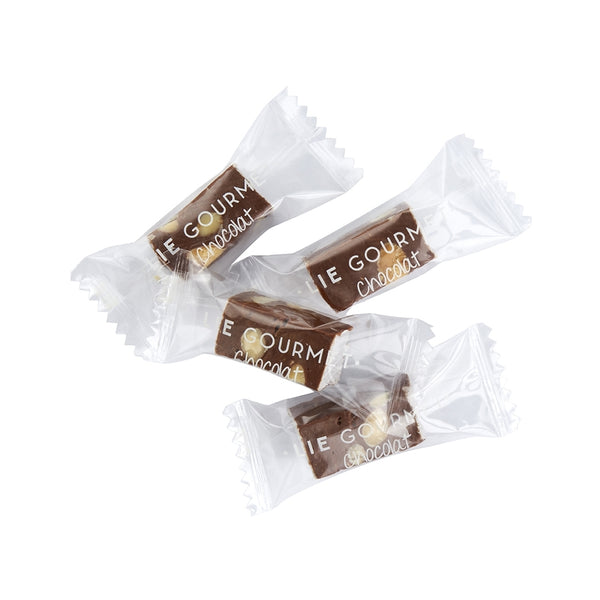 LIE GOURMET Franske nougat "bites" chokolade (1 kg) French nougat Chocolate