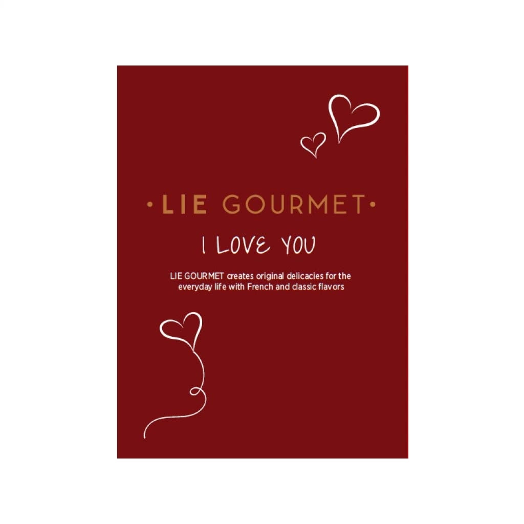LIE GOURMET Gaveæske sleeve - I love you Gift box - sleeve I love you Gift box sleeve
