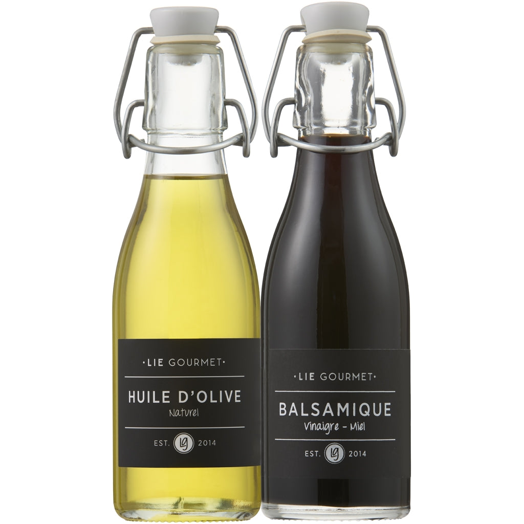 LIE GOURMET Gavesæt olivenolie & balsamico m. trøffel (2 x 200 ml) Gift set