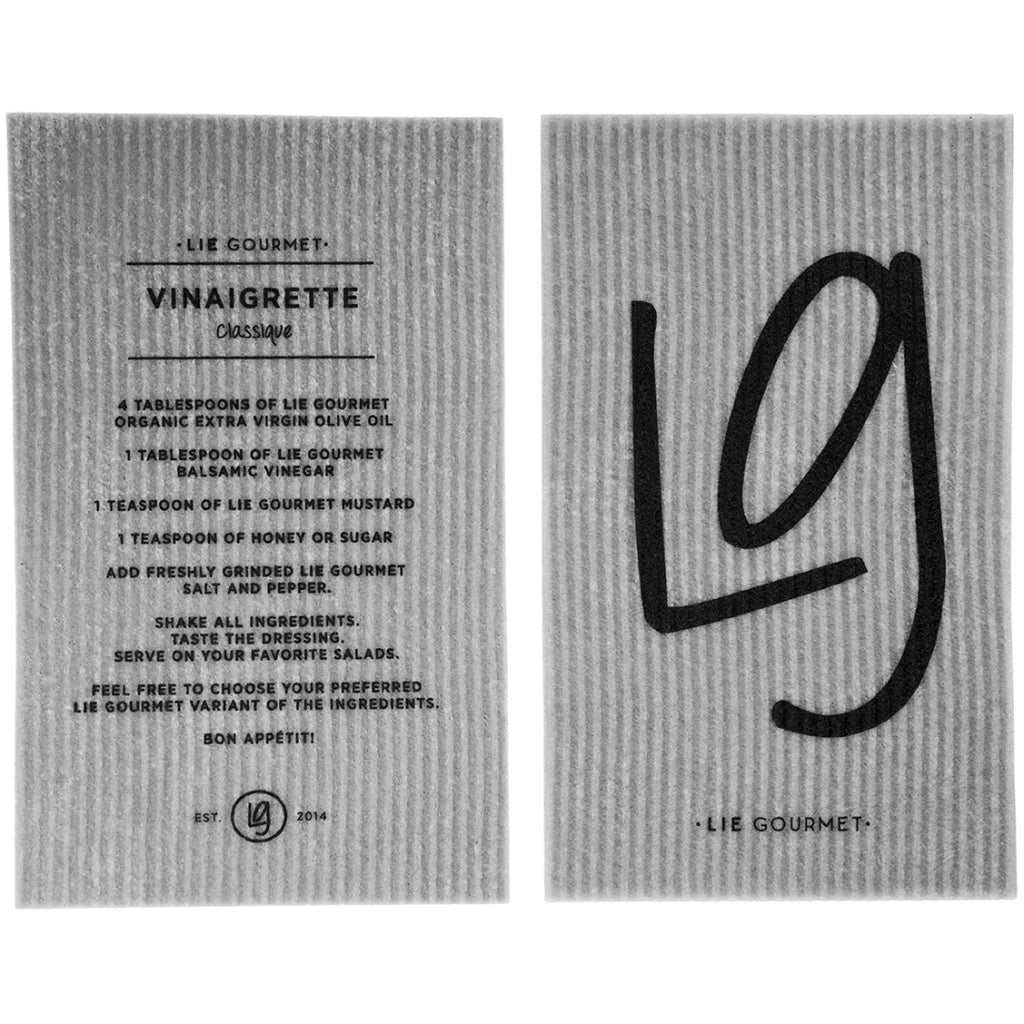 LIE GOURMET Karklude - 2 stk. (grå) Dish cloth
