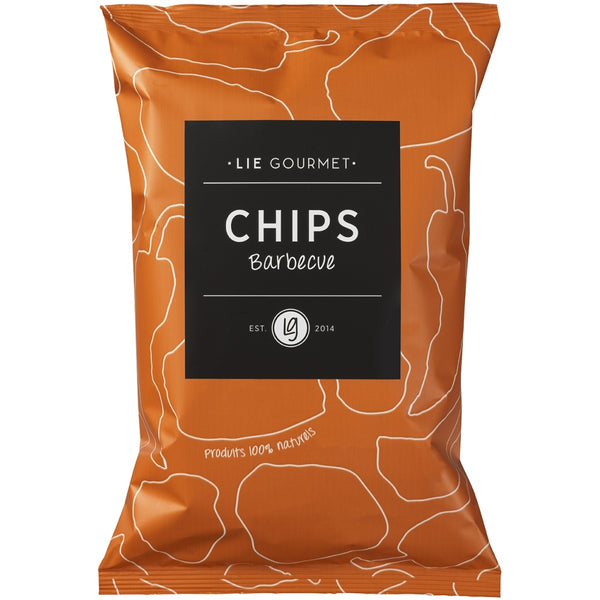 LIE GOURMET Kartoffelchips med barbecue (125 g) Chips Barbecue