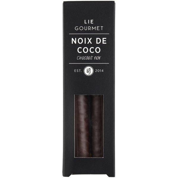 LIE GOURMET Kokosstænger mørk chokolade (70 g) Coconut bars Coconut bars dark chocolate