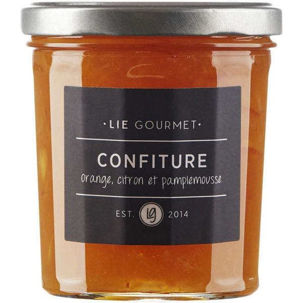 LIE GOURMET Marmelade appelsin, citron, grape (370 g) Jam Orange, lemon, grape