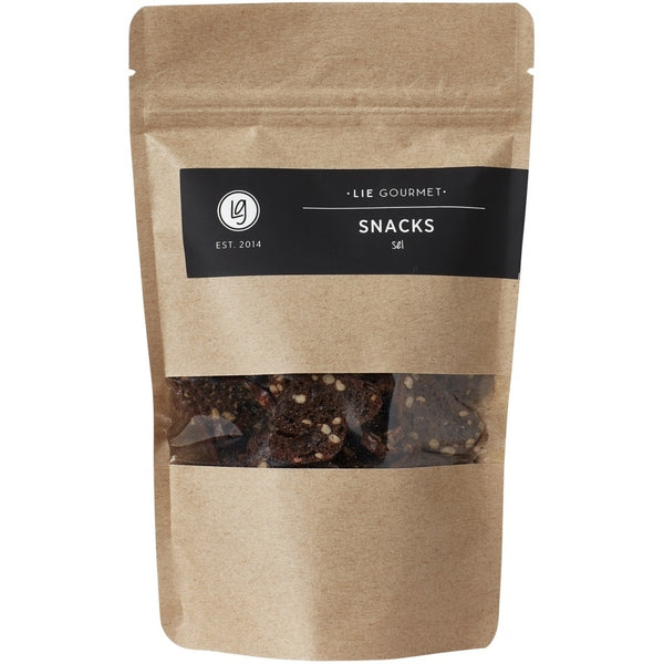 LIE GOURMET Rugbrødssnacks med havsalt (90 g) Snacks Sea salt