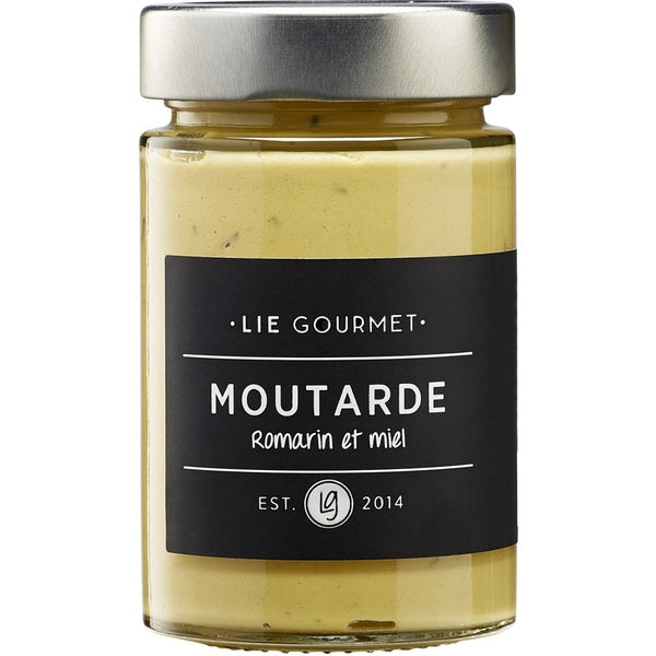 LIE GOURMET Sennep rosmarin/honning (200 g) Mustard Rosemary, honey