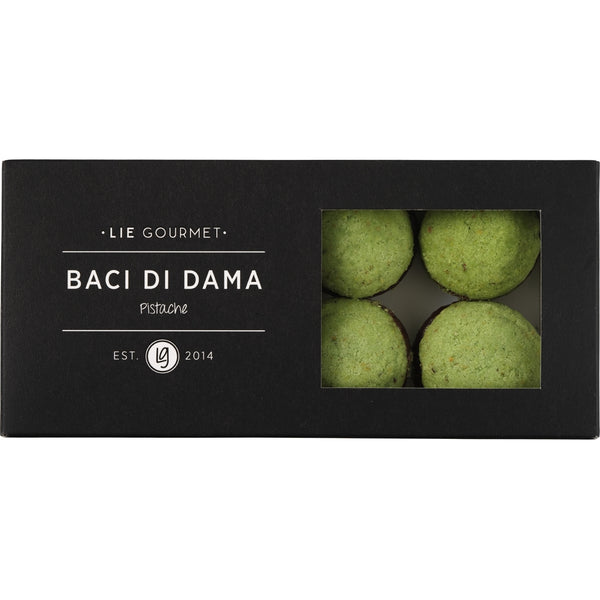 LIE GOURMET Baci di dama - Italienske pistaciekager (80 g) Cookies Pistachio