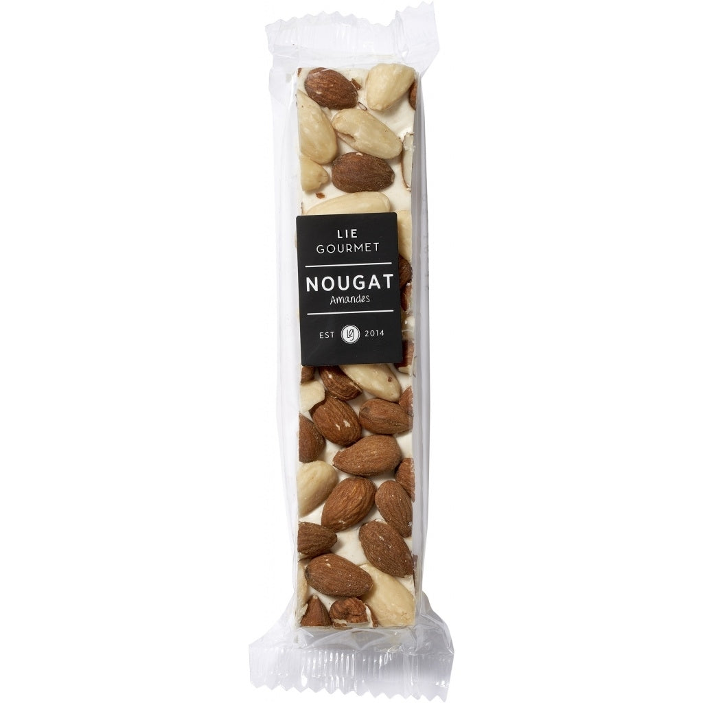 LIE GOURMET Fransk nougat mandler (100 g) French nougat French nougat almonds