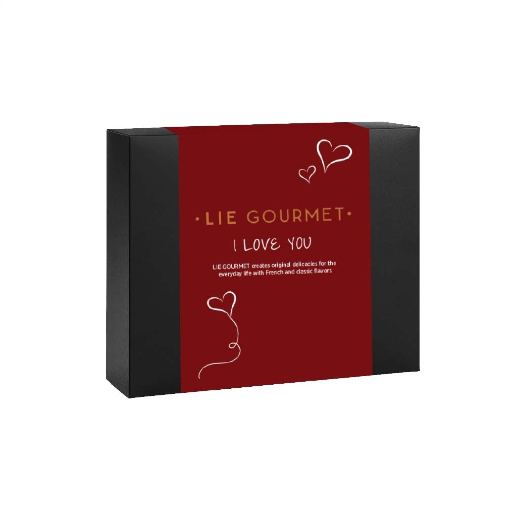 LIE GOURMET Gaveæske sleeve - I love you Gift box - sleeve I love you Gift box sleeve