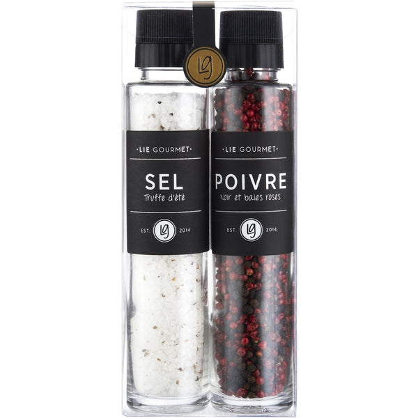 LIE GOURMET Gavesæt kværne - salt/trøffel & peber (265 g/100 g) Gift set Gift Box