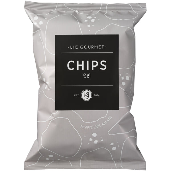 LIE GOURMET Kartoffelchips med salt (125 g) Chips Salt
