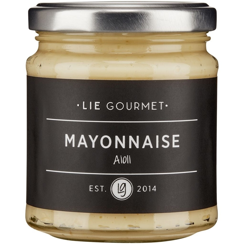 LIE GOURMET Mayonnaise aioli/hvidløg (160 g) Mayonnaise & sauce Garlic