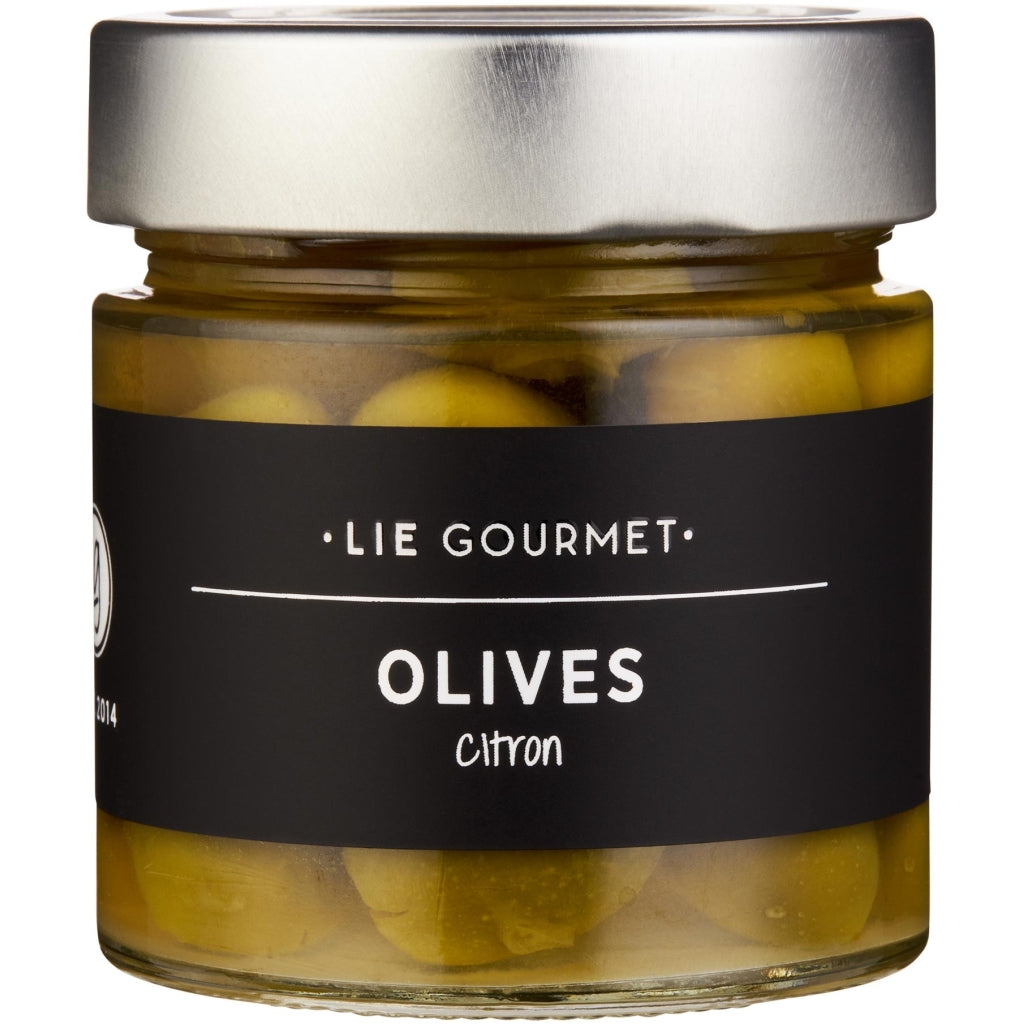 LIE GOURMET Oliven citron (130 g) Olives & tomatoes Green olives