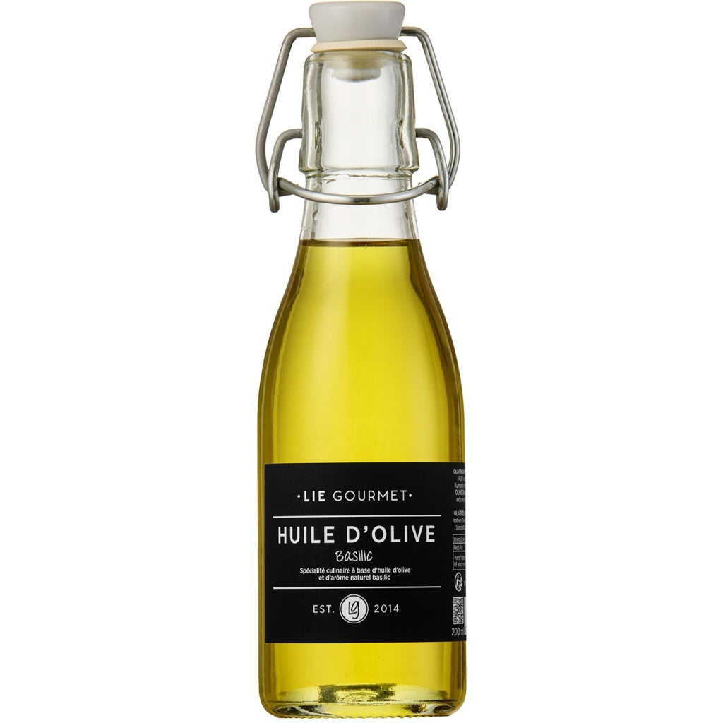 LIE GOURMET Olivenolie basilikum (200 ml) Olive oil Basil