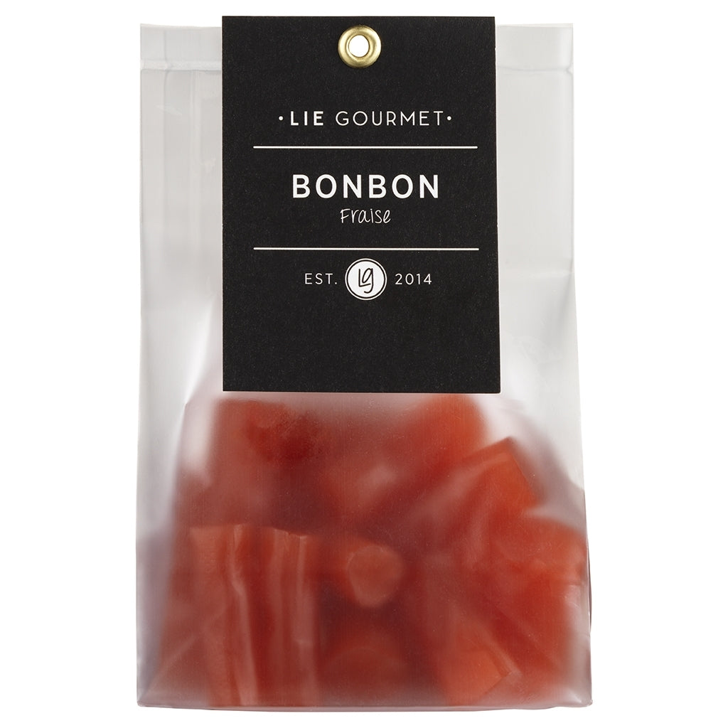 LIE GOURMET Vingummi jordbær (110 g) Wine gum Strawberry