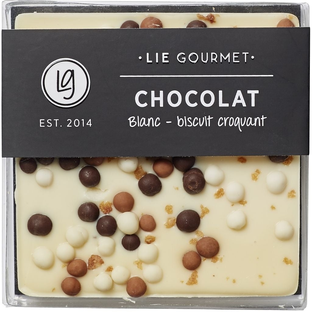 LIE GOURMET Hvid chokolade knas (60 g) Chocolate White chocolate