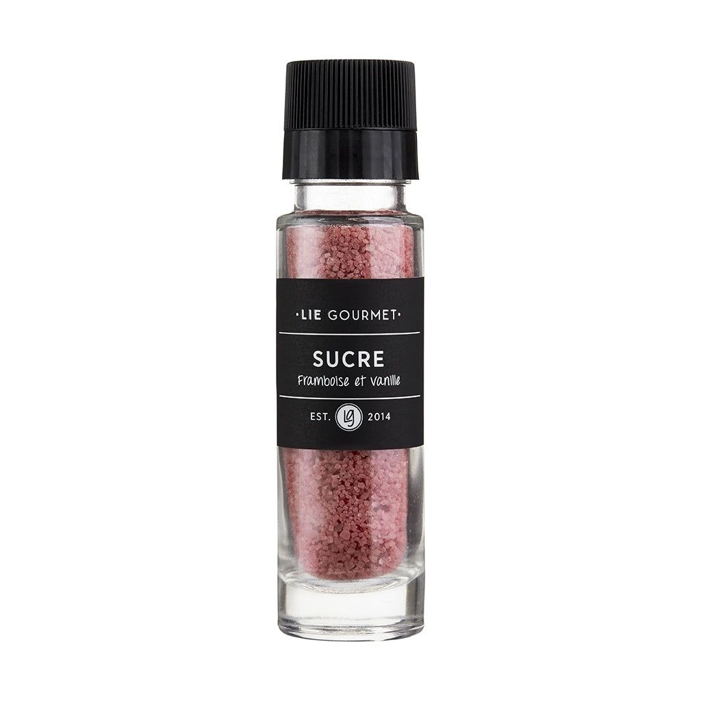 LIE GOURMET Sukker hindbær (80 g) Sugar Raspberry, vanilla
